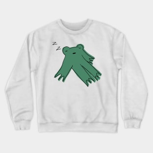 Sleepy frog Crewneck Sweatshirt